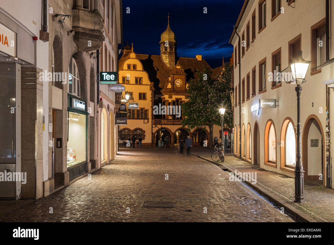 Evening In Freiburg Germany Stock Photo 83272342 Alamy