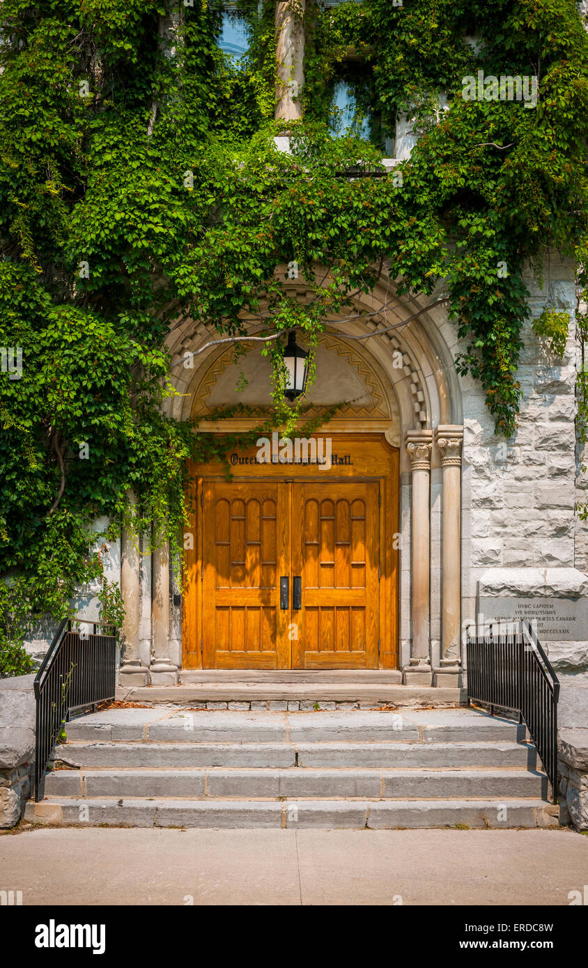 Doors Of Theological Hall Building On Queen S University Campus In