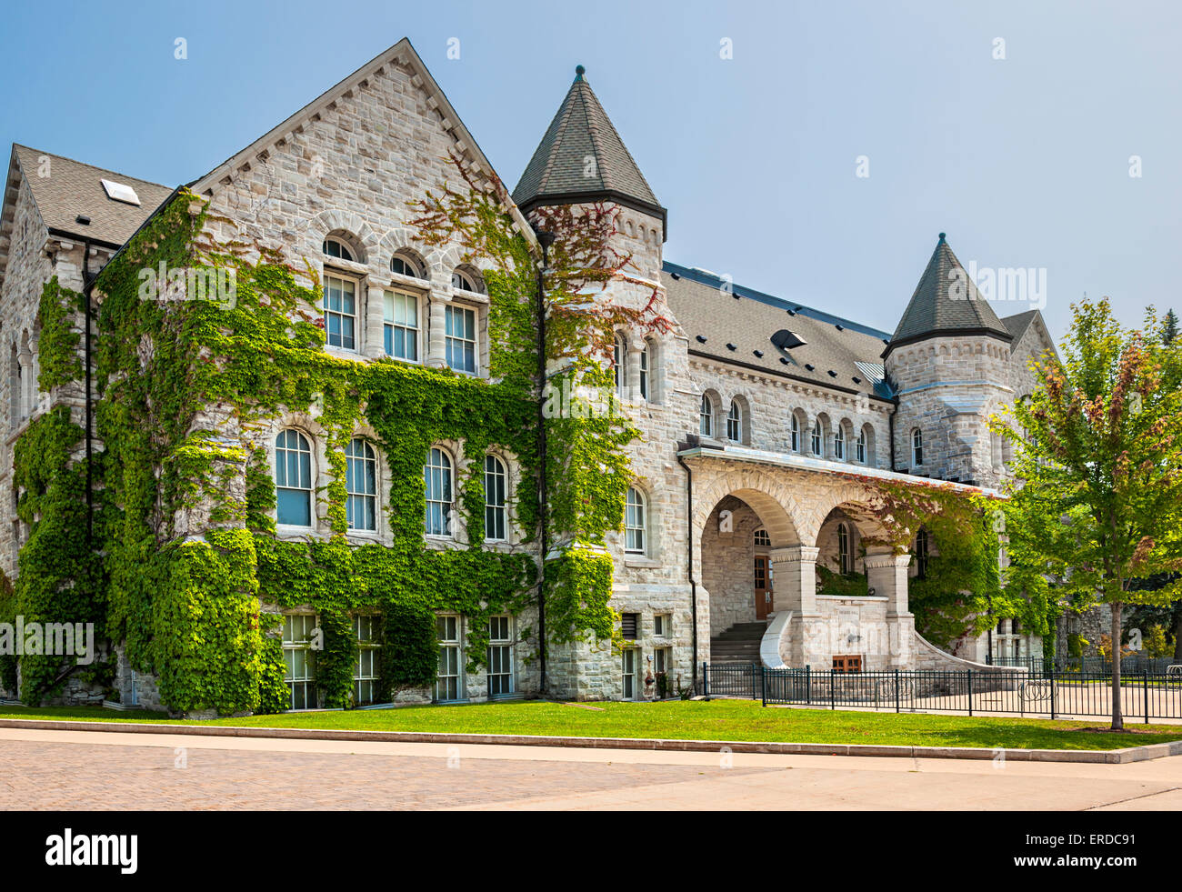 Ontario Hall building on campus of Queen's University in Kingston, Canada. Stock Photo
