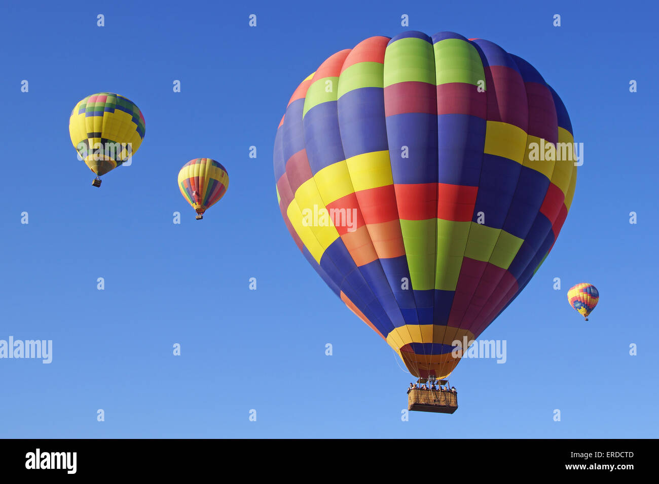 Hot Air Balloons soaring over Temecula Wine Country at 2015 Temecula Balloon and Wine Festival