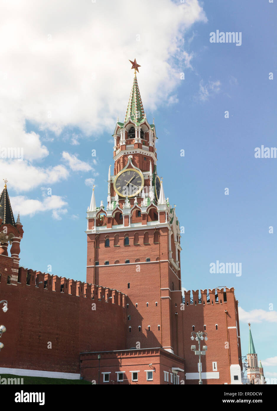 Spasskaya Tower Stock Photo