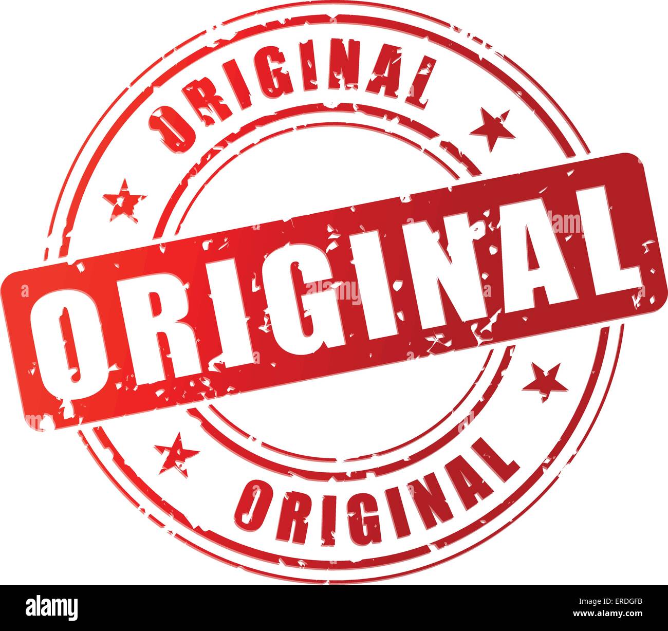 Red stamp original Royalty Free Vector Image - VectorStock