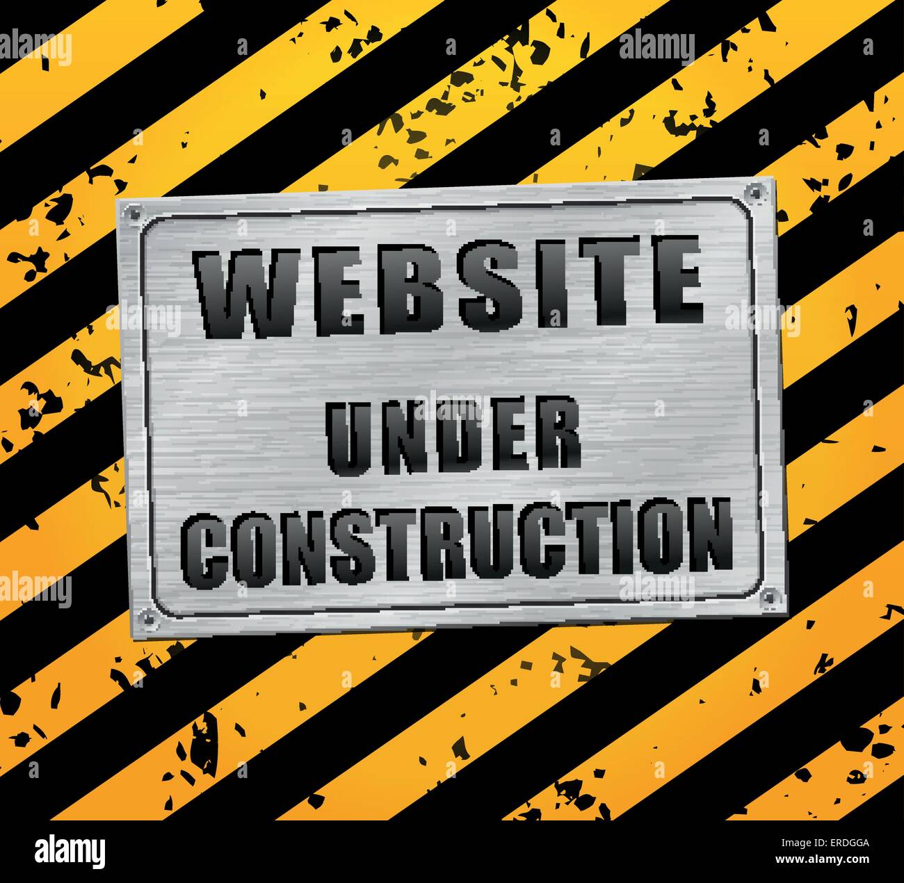 Vector illustration of web page under construction Stock Vector