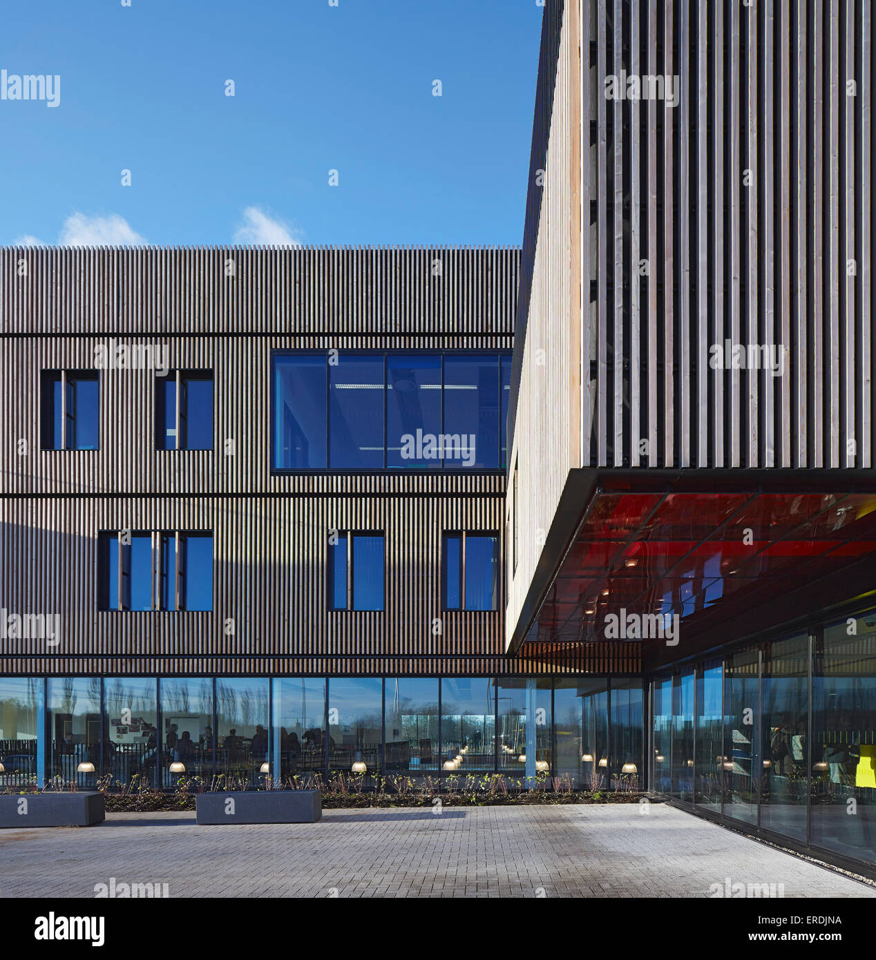 Detailed entrance elevation. South Wolverhampton & Bilston Academy