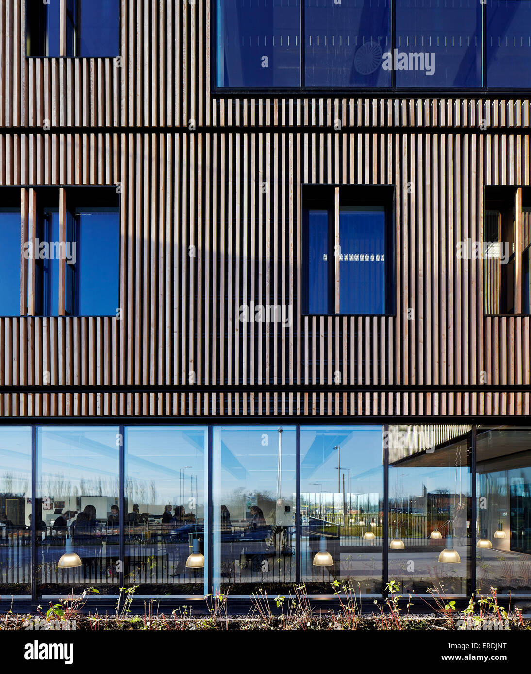 Exterior facade detail. South Wolverhampton & Bilston Academy, Bilston