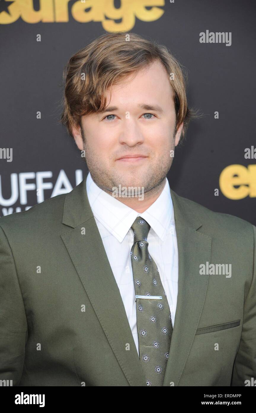 Los Angeles, CA, USA. 1st June, 2015. Haley Joel Osment at arrivals for ENTOURAGE Premiere, The Regency Village Theatre, Los Angeles, CA June 1, 2015. Credit:  Elizabeth Goodenough/Everett Collection/Alamy Live News Stock Photo