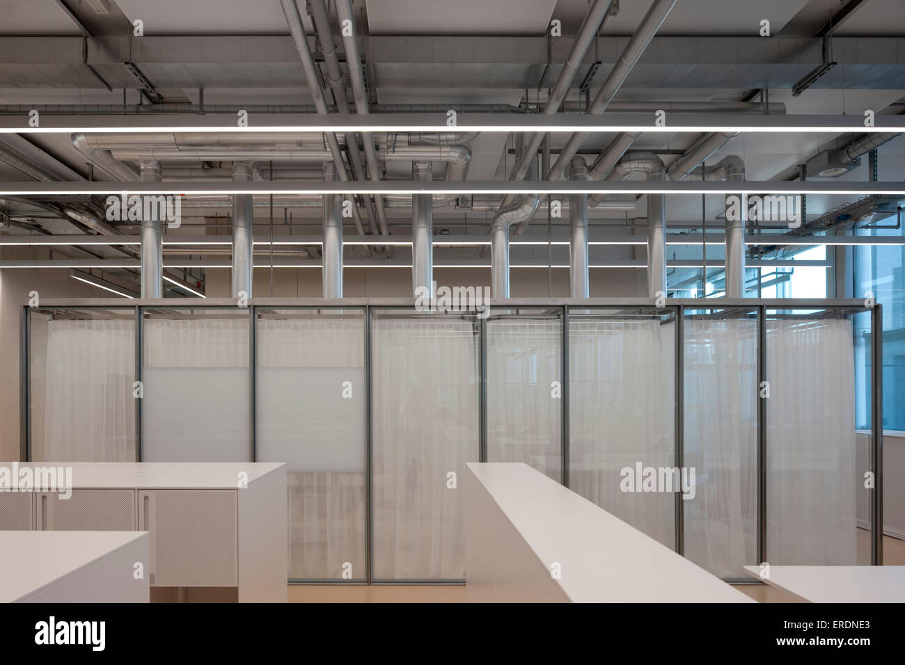 Office space with glass pofd. Novartis Campus Virchow 6, Basel 
