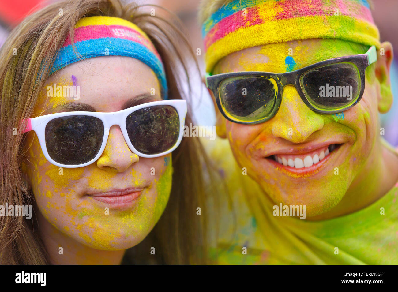 The Color Run Stock Photo - Alamy