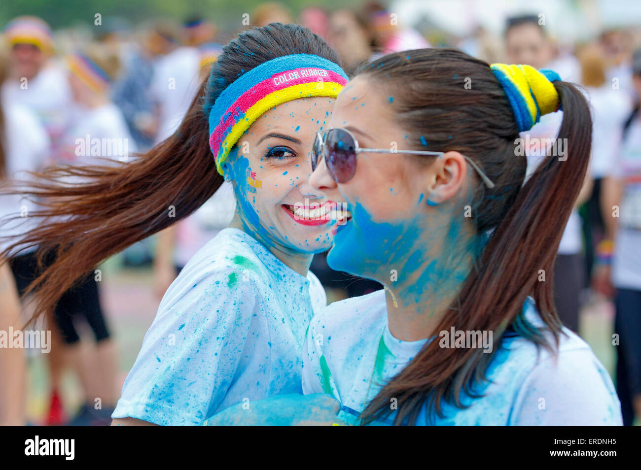 The Color Run Stock Photo Alamy