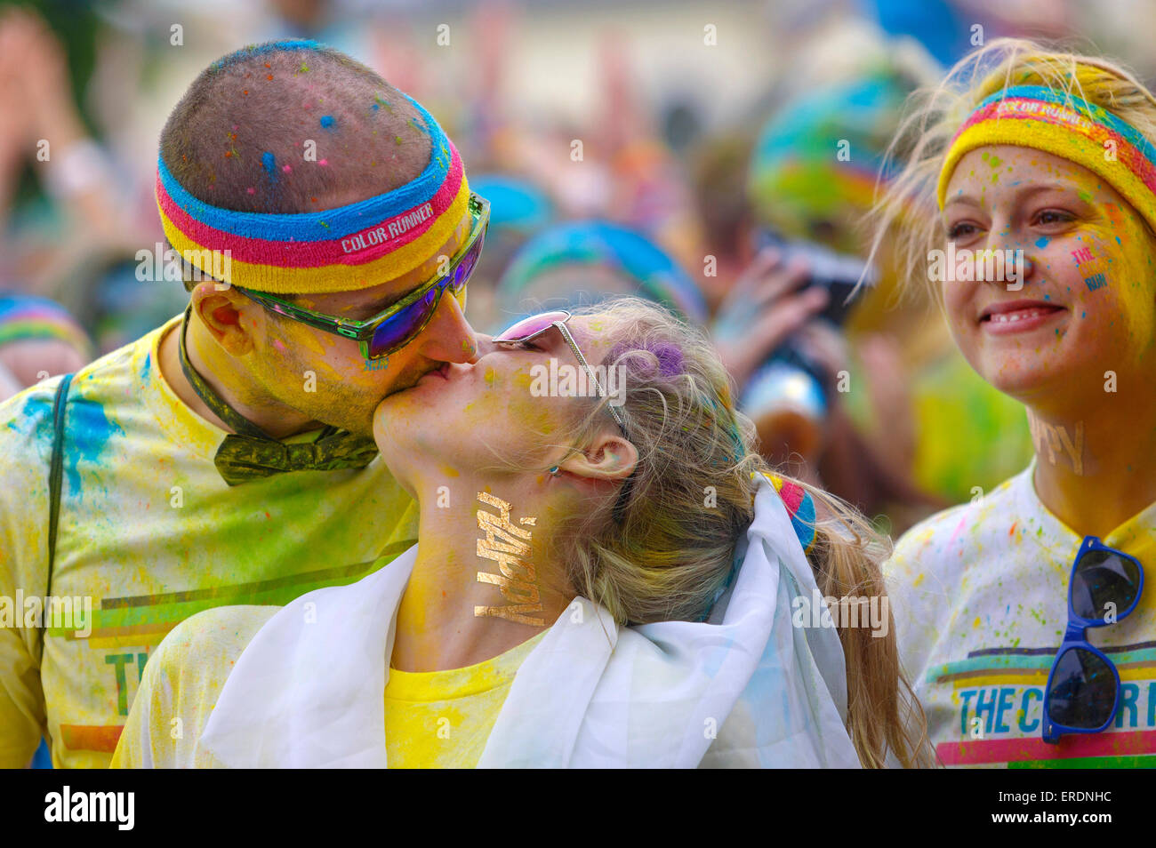 The Color Run Stock Photo - Alamy