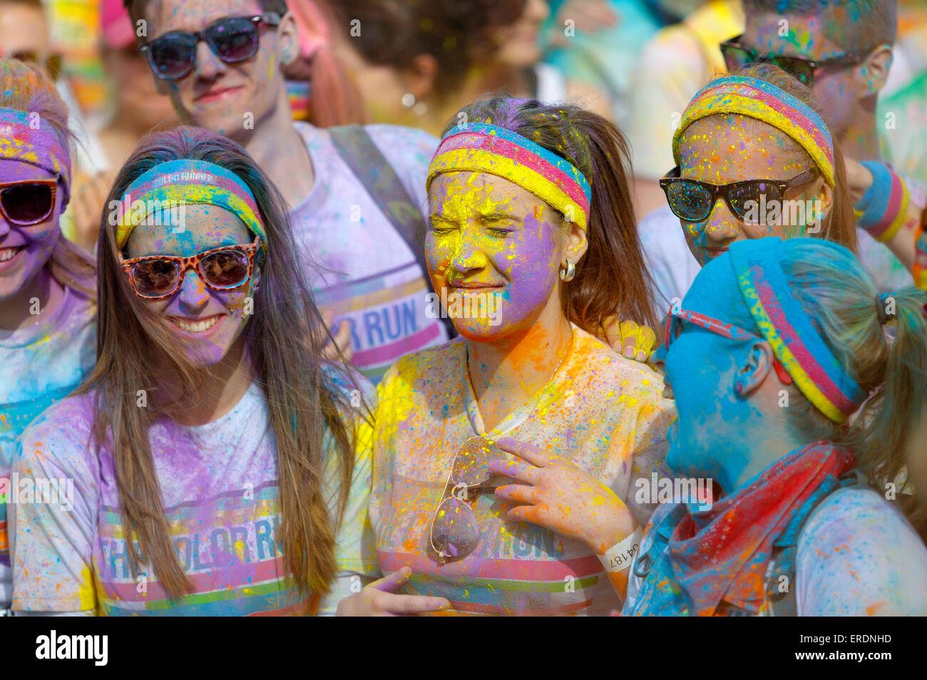 The Color Run Stock Photo - Alamy