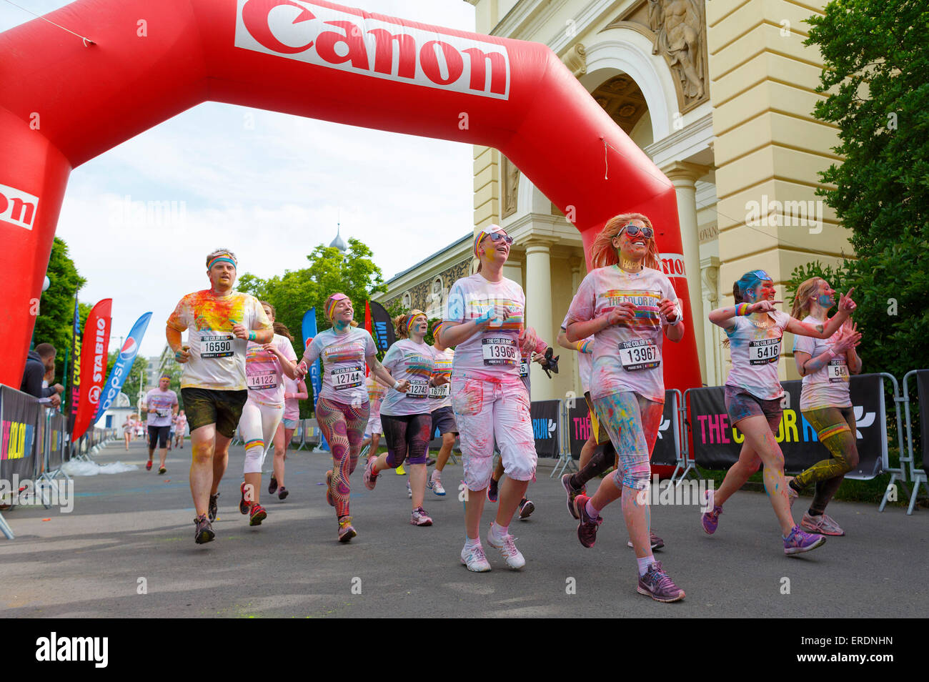 The Color Run Stock Photo - Alamy