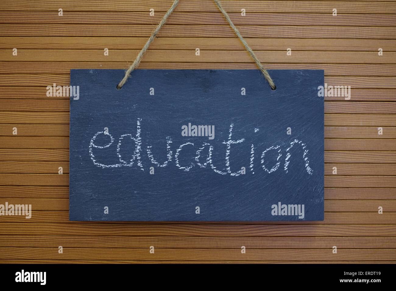 small chalk slate message board Stock Photo Alamy