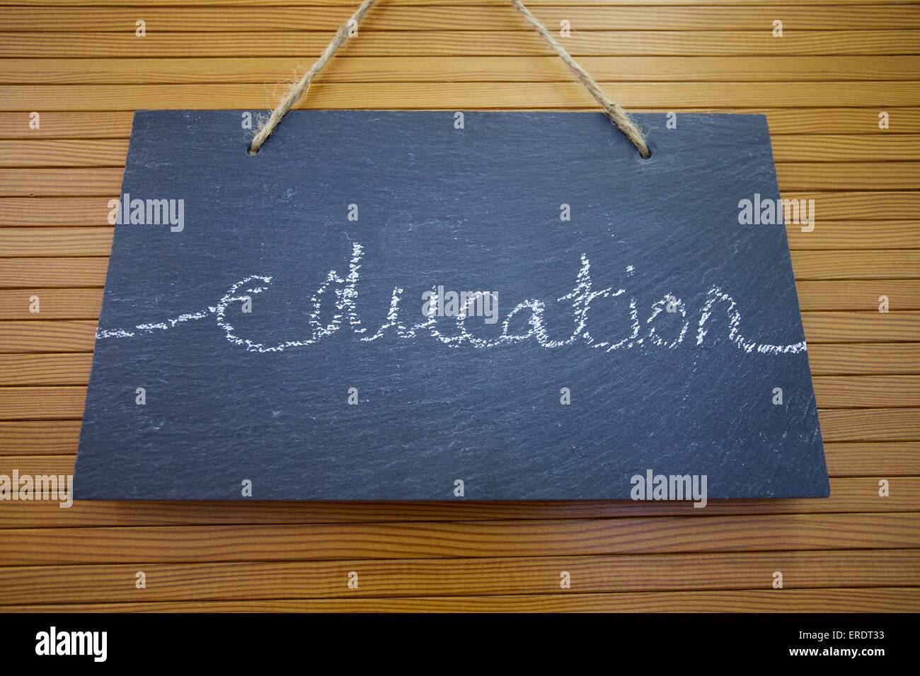 small chalk slate message board Stock Photo Alamy