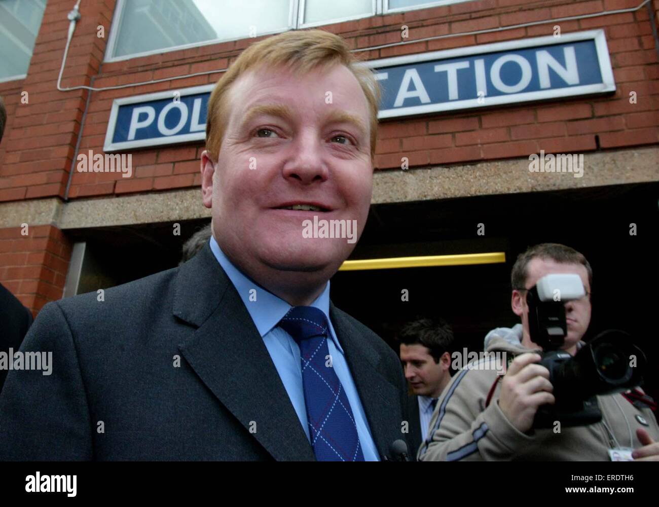 Charles Kennedy visits Orpington Police Station Kent Great Britain 20 Mar 2005 Stock Photo Alamy