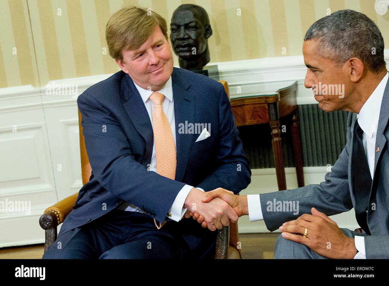 Washington, USA. 1st June, 2015. King Willem-Alexander and Queen Maxima ...
