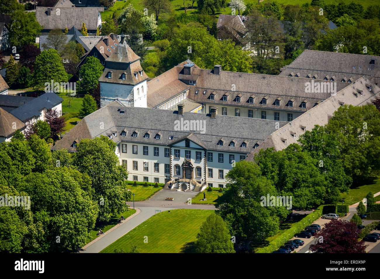 Grafschaft Abbey, Schmallenberg, Sauerland, North Rhine-Westphalia, Germany Stock Photo