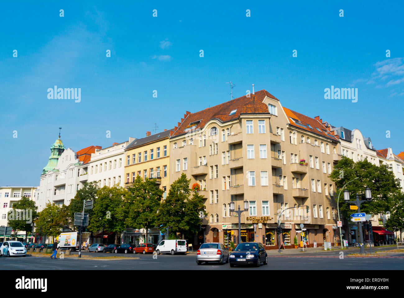 Bismarckstrasse street, Charlottenburg, west Berlin, Germany Stock Photo