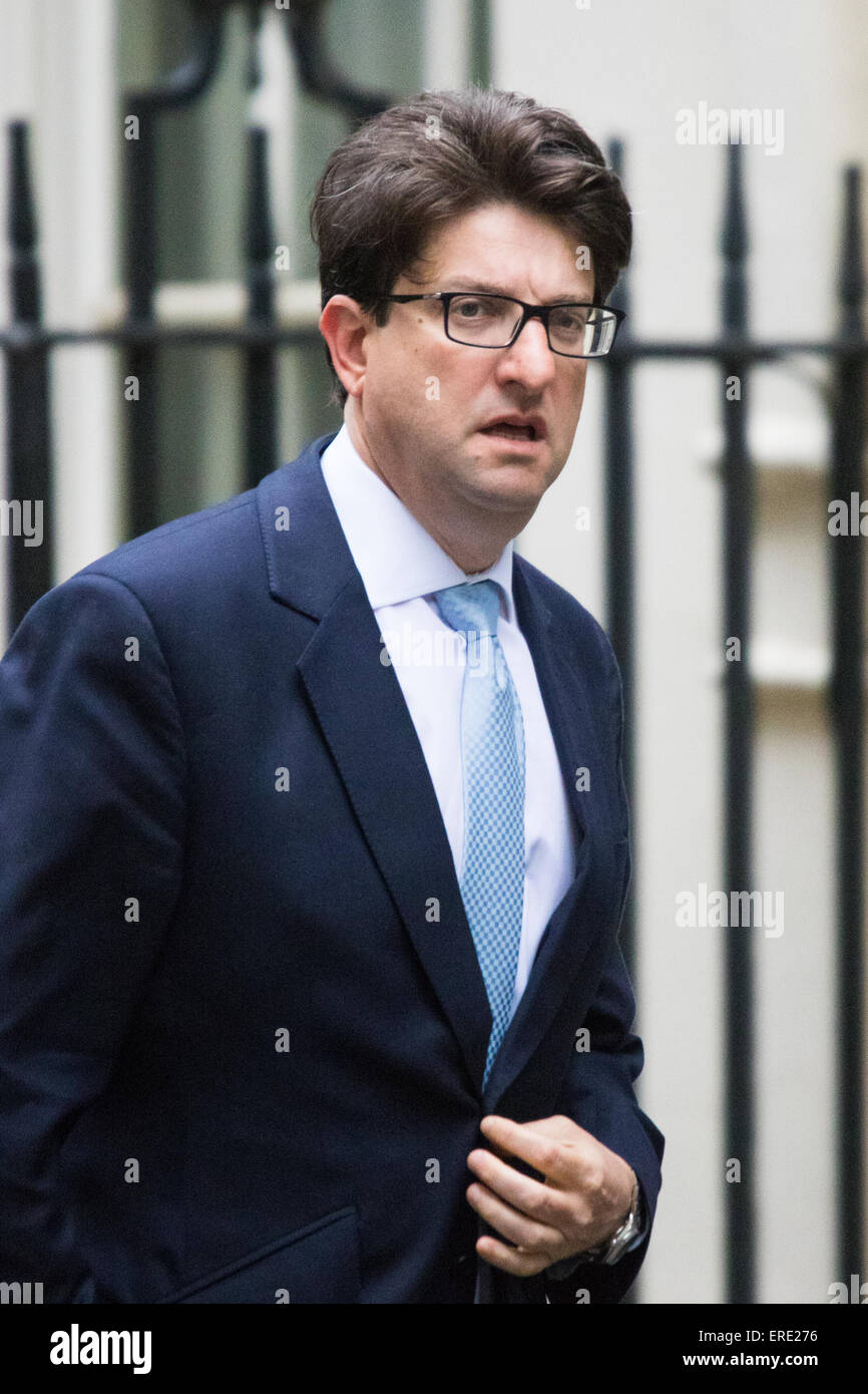 London, UK. 2nd June, 2015. Tory Party Chairman Lord Feldman arrives at 10 Downing Street to attend the weekly Cabinet Meeting. Credit:  Paul Davey/Alamy Live News Stock Photo