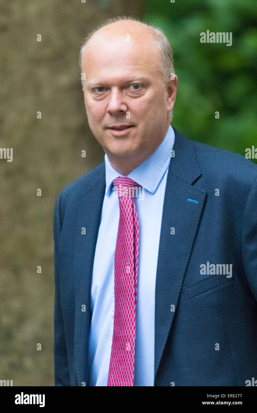London, UK. 2nd June, 2015. Leader of the House of Commons Chris Grayling arrives at 10 Downing Street to attend the weekly Cabinet Meeting. Credit:  Paul Davey/Alamy Live News Stock Photo