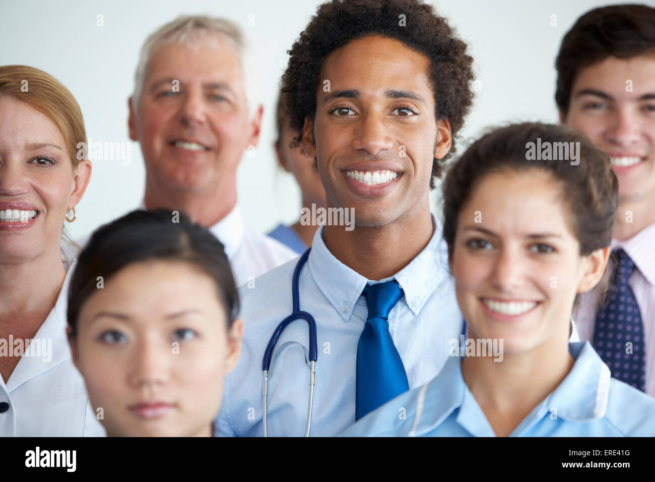Portrait Of Medical Team Stock Photo