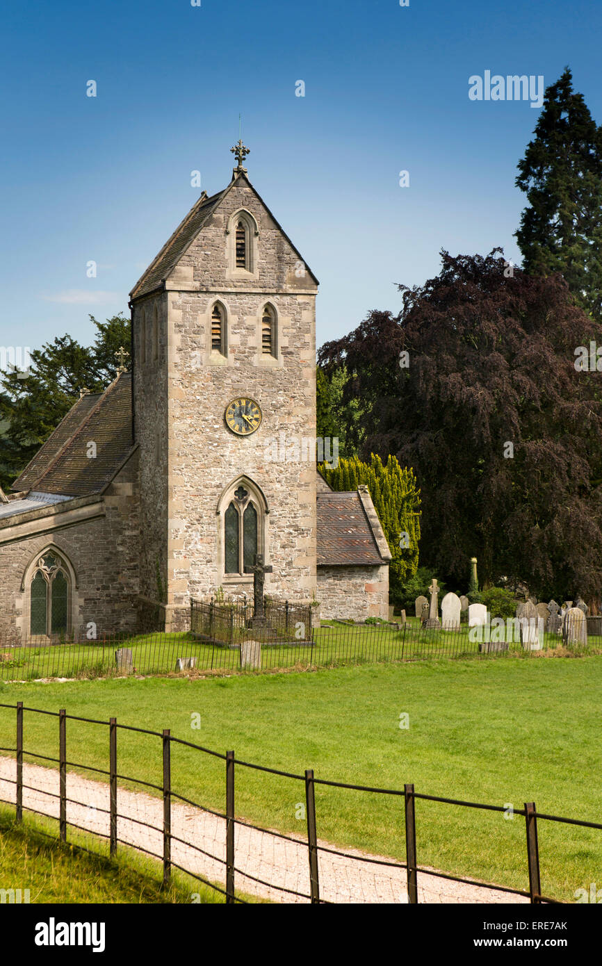 UK, England, Staffordshire, Ilam village, Holy Cross Church, burial
