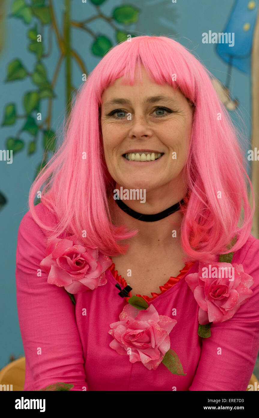Sally Crabtree At The Cheltenham Literature Festival Stock Photo
