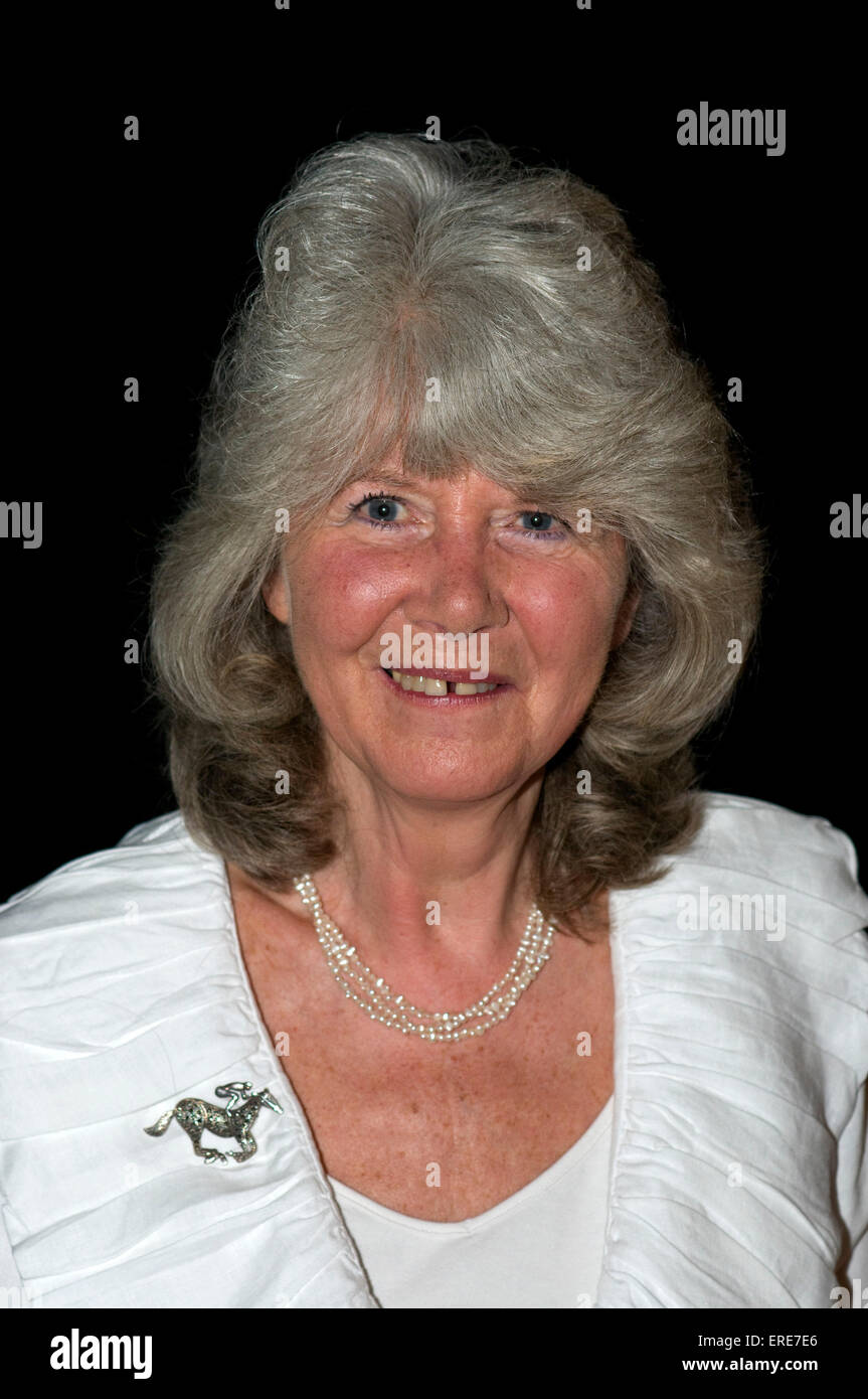 Jilly Cooper OBE at the Cheltenham Literary Festival, Gloucestershire