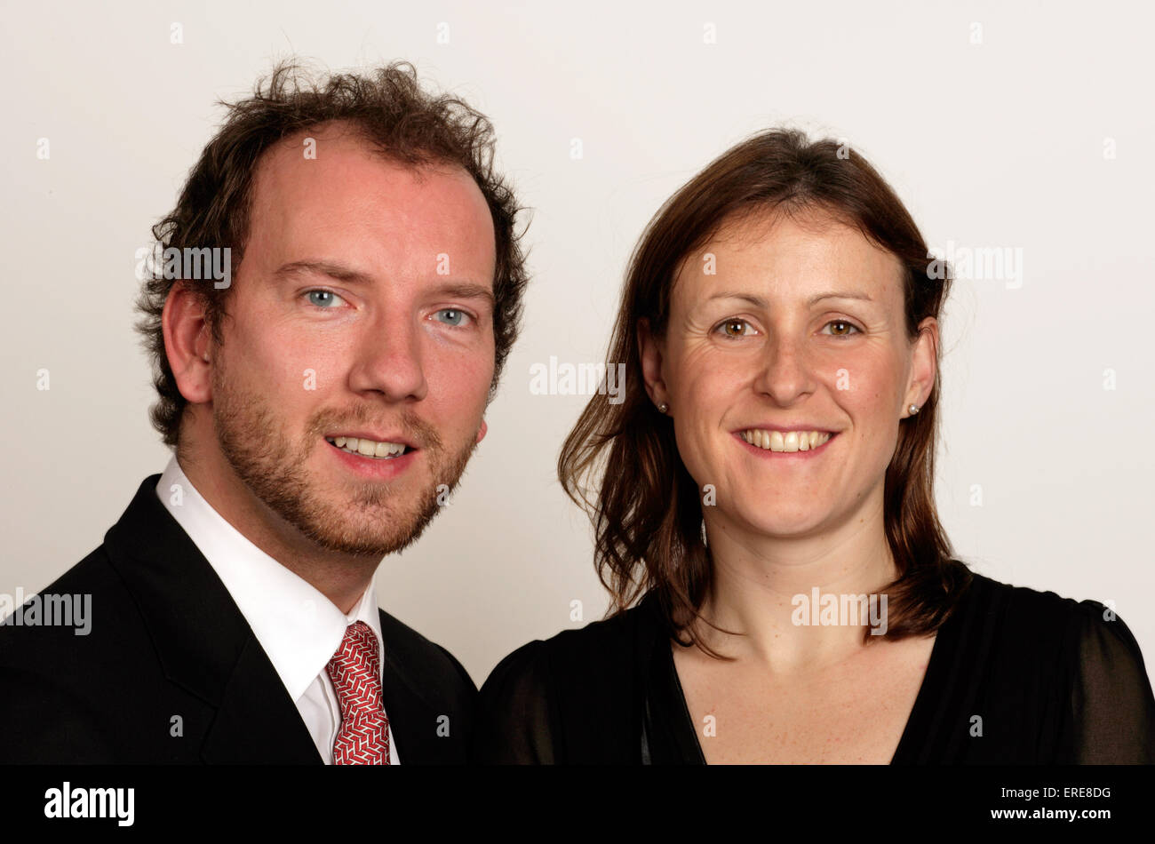 Lambert Jonson clarinet duo Stock Photo