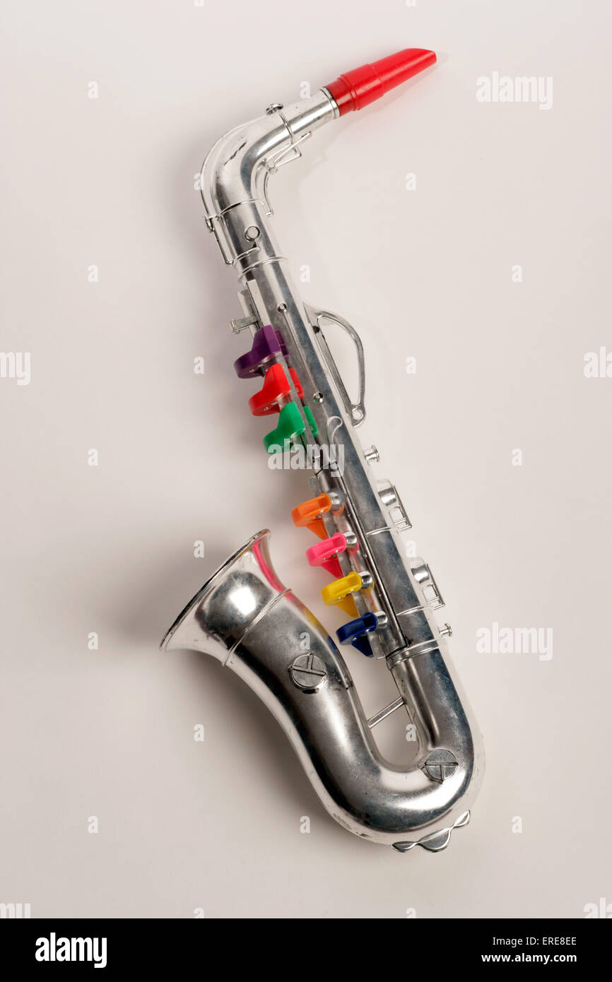 Toy saxophone hi-res stock photography and images - Alamy