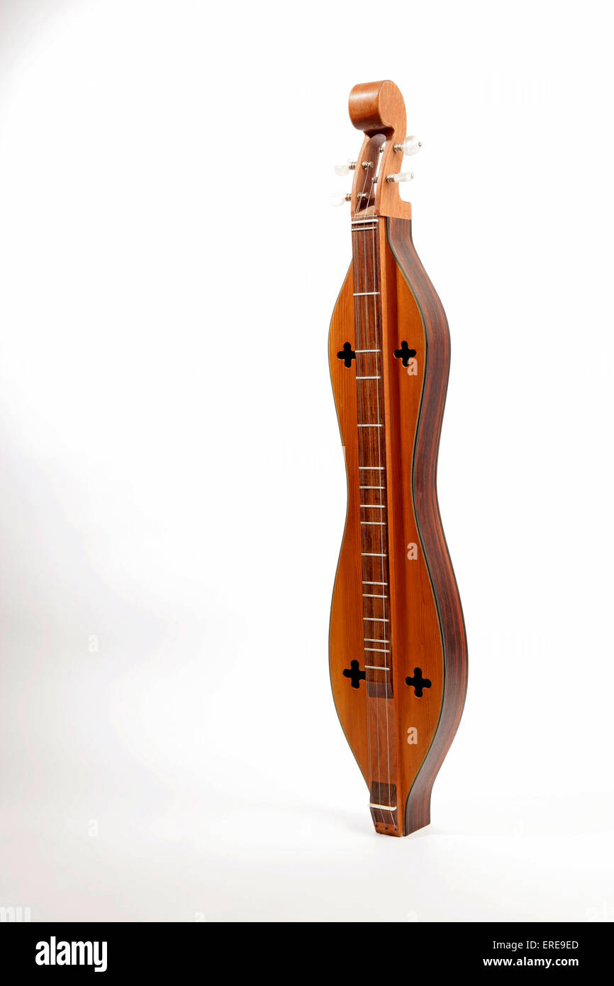 4 string Appalachian dulcimer or zither, also known as Mountain