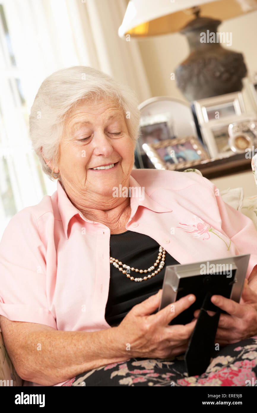 Picture senior woman sitting hi-res stock photography and images - Alamy