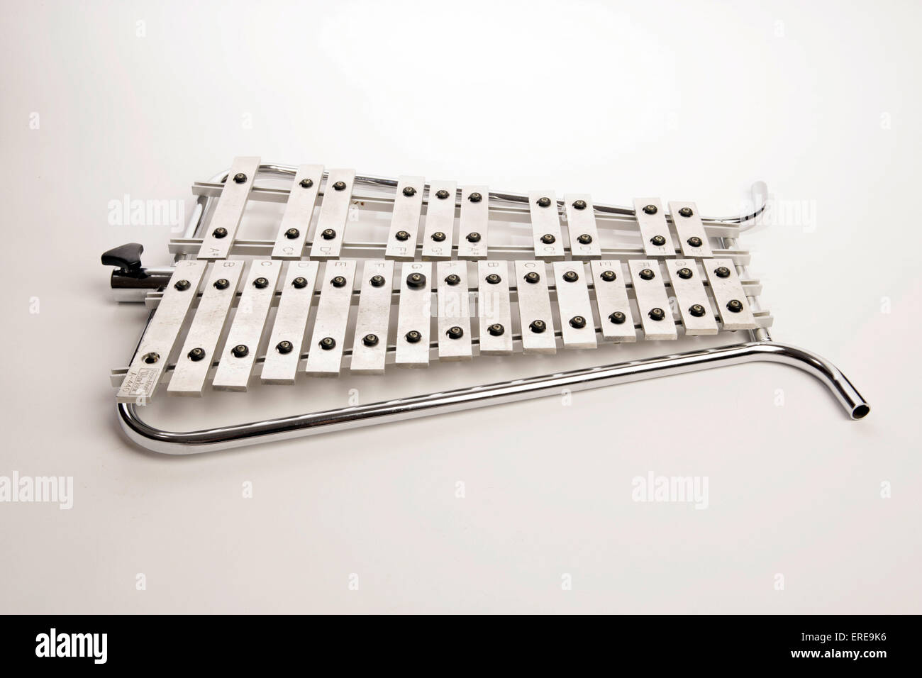 Marching Glockenspiel, or Bell lyre, or Bell Lyra Stock Photo