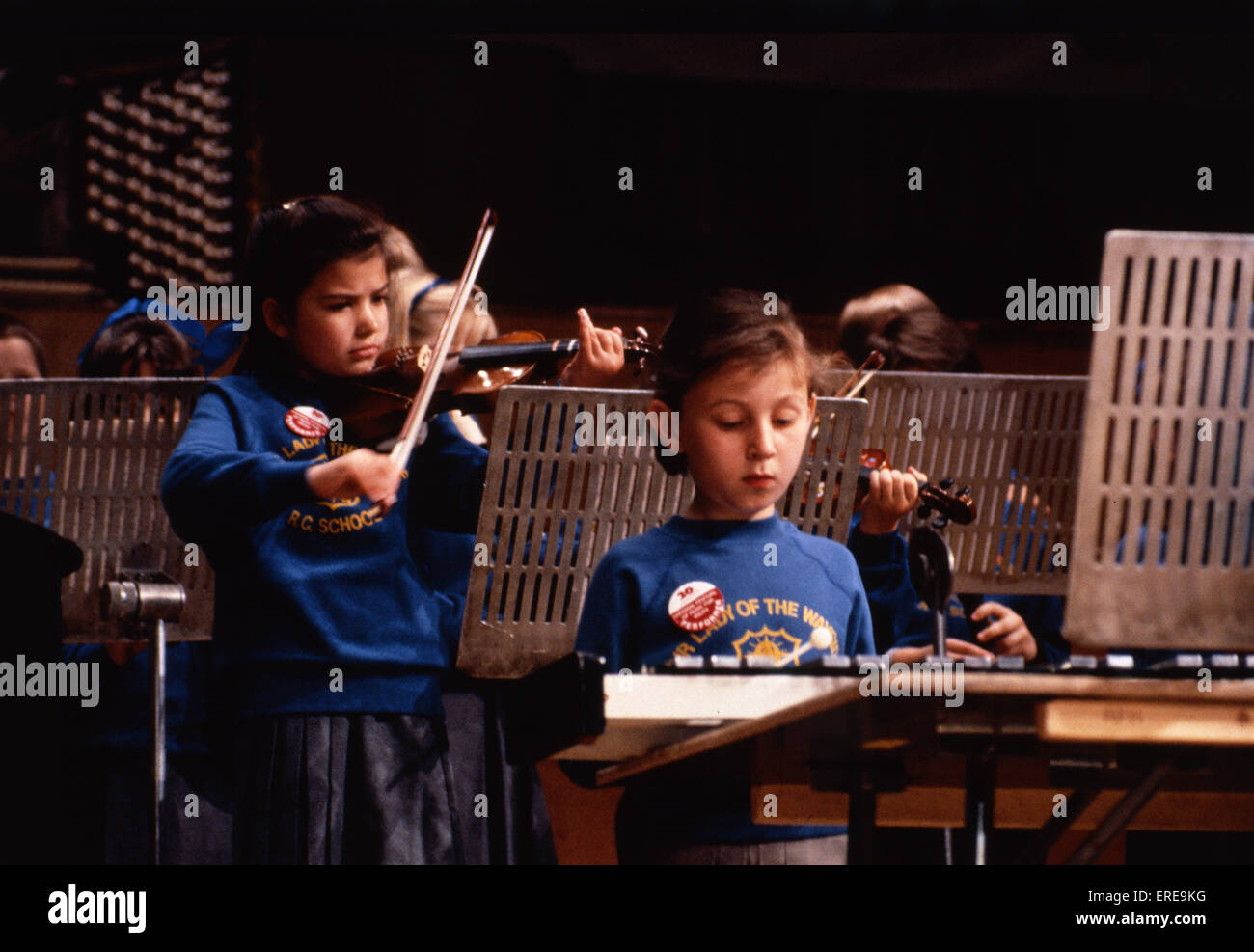 CHILDREN Children's Orchestra Stock Photo
