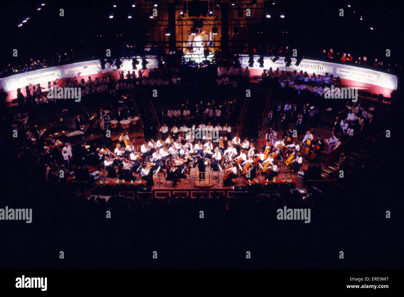 Youth orchestra performing Stock Photo