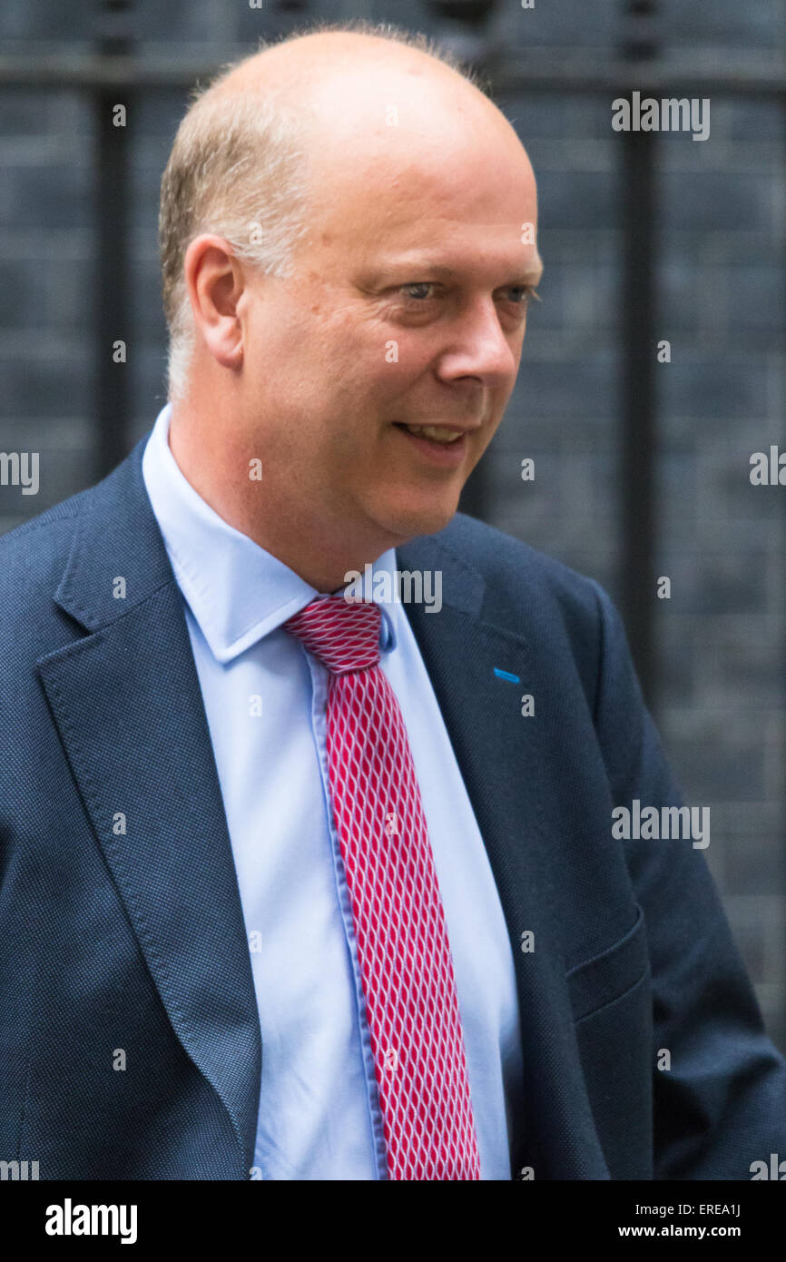 Downing Street, London, June 2nd 2015. Leader of the House of Commons Chris Grayling, leaves 10 Downing Street following the weekly meeting of the Cabinet. Credit:  Paul Davey/Alamy Live News Stock Photo