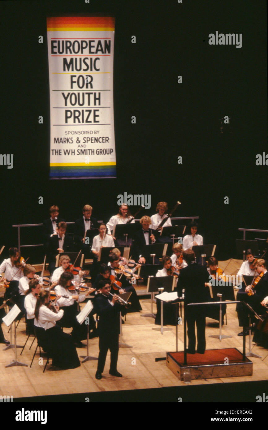 Chamber orchestra European Music for Youth Prize Stock Photo