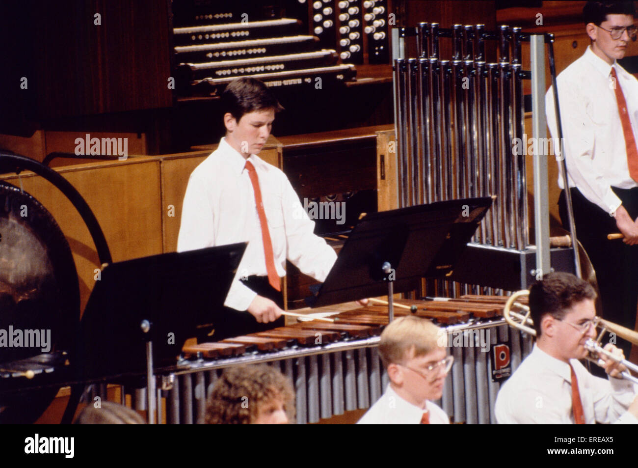 INSTRUMENTS PERCUSSION XYLOPHONE and TUBULAR BELLS Stock Photo Alamy