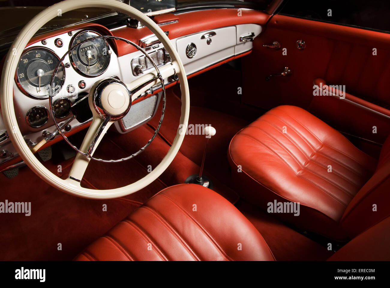 Luxury car interior Stock Photo Alamy