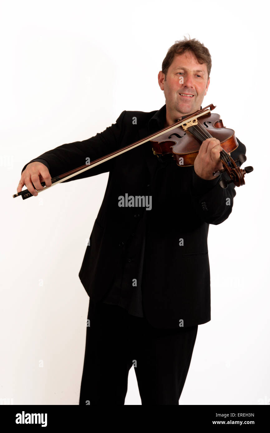 Viola player in playing position Stock Photo - Alamy