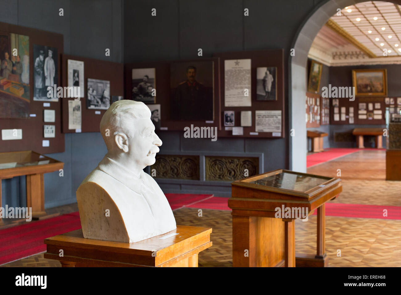 Museum of Joseph Stalin in Gori, the birth town of Stalin Stock Photo ...