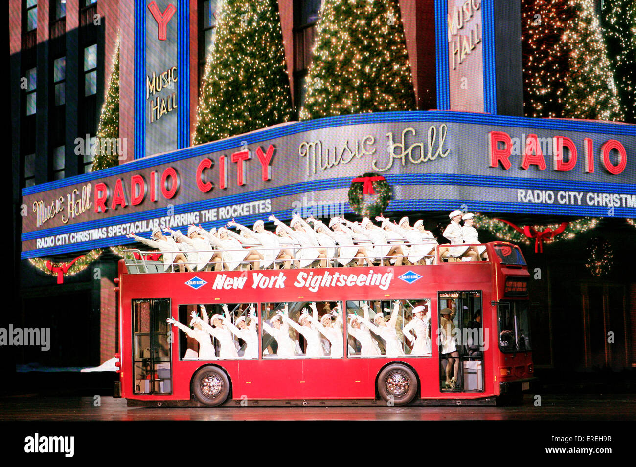 The 2009-2010 Radio City Christmas Spectacular Show, annual musical holiday  stage show, it began in 1933. Radio City Music Hall, New York, USA, 17  November 2009 Stock Photo - Alamy