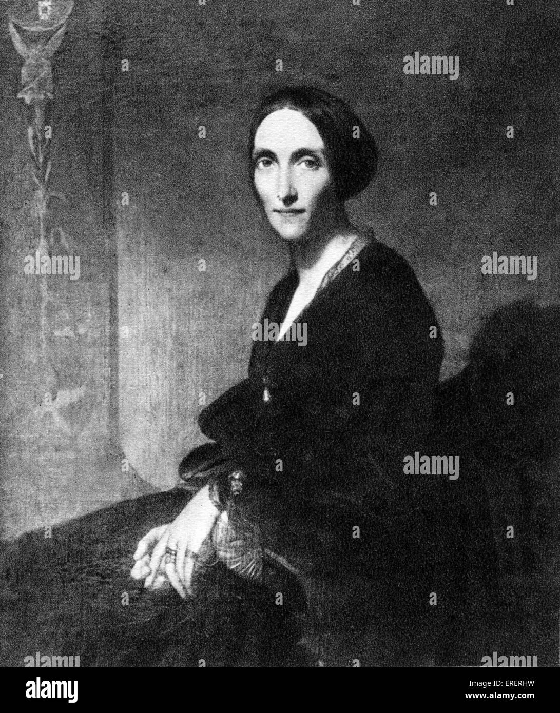 Countess Marie d'Agoult, from portrait by Henri Lehmann (1839 Stock ...