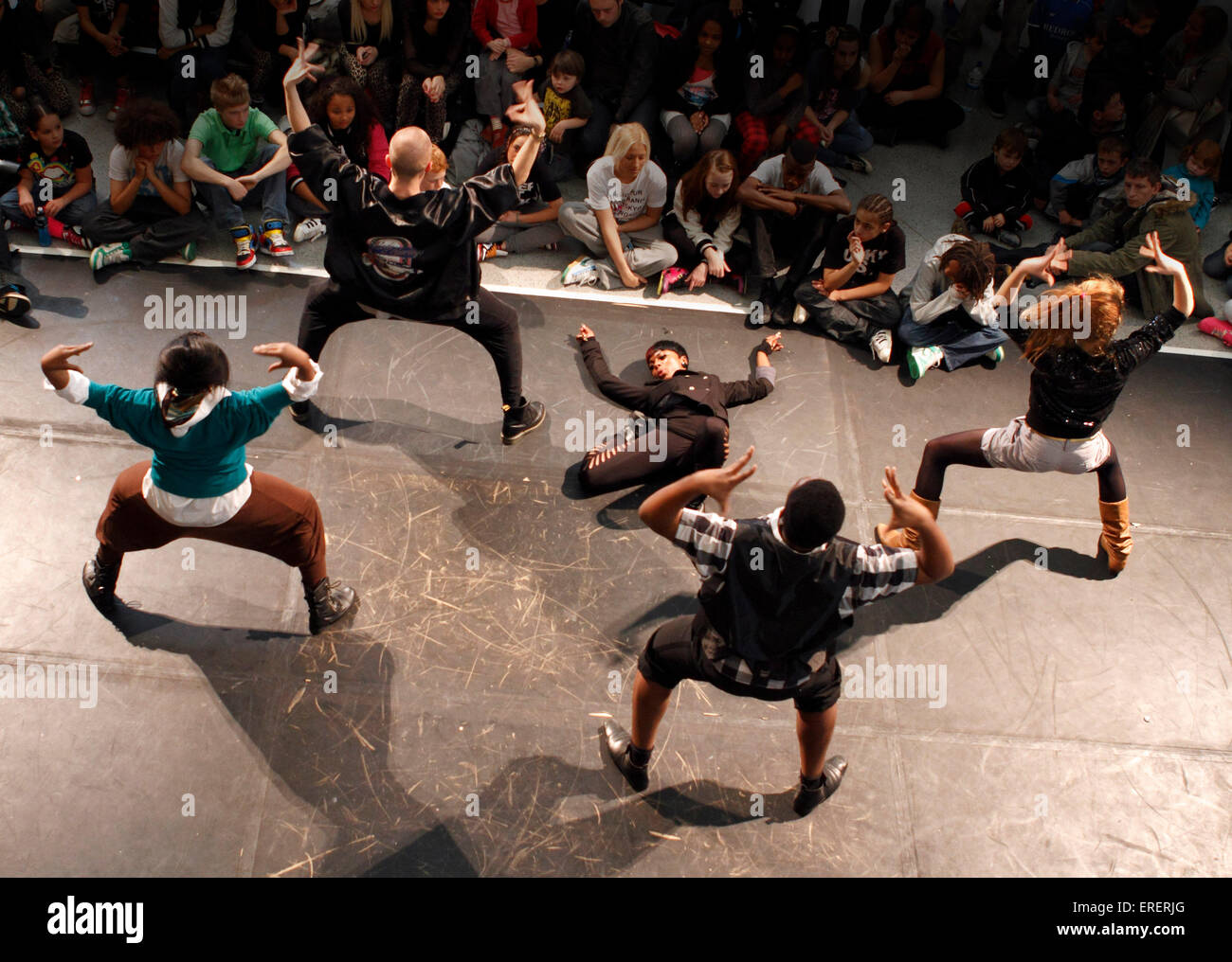 Hip hop or Streetdance group Stock Photo