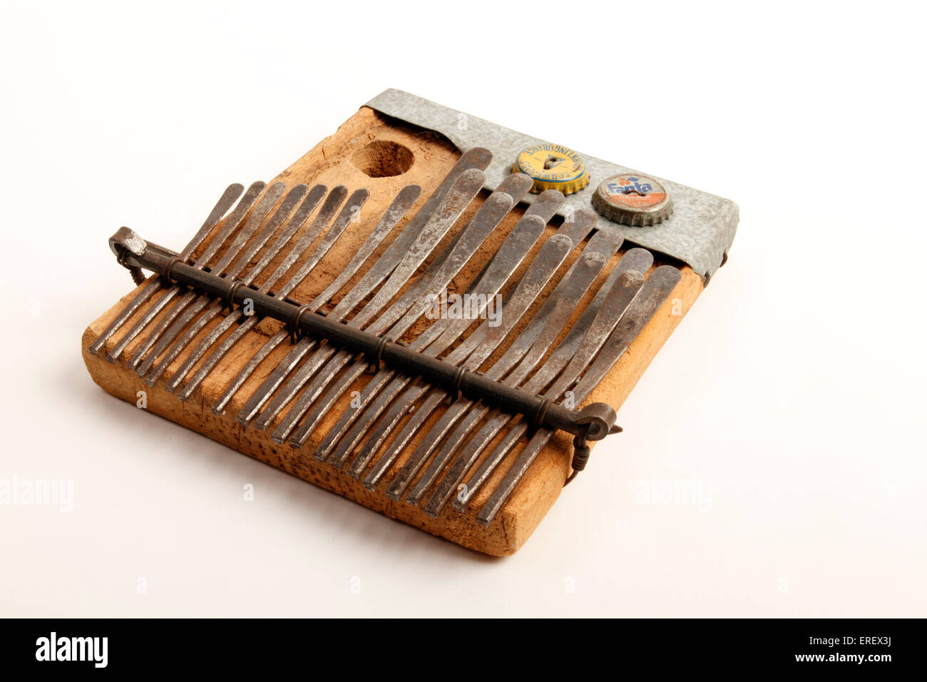 Kalimba, mbira or thumb piano, african instrument Stock Photo - Alamy
