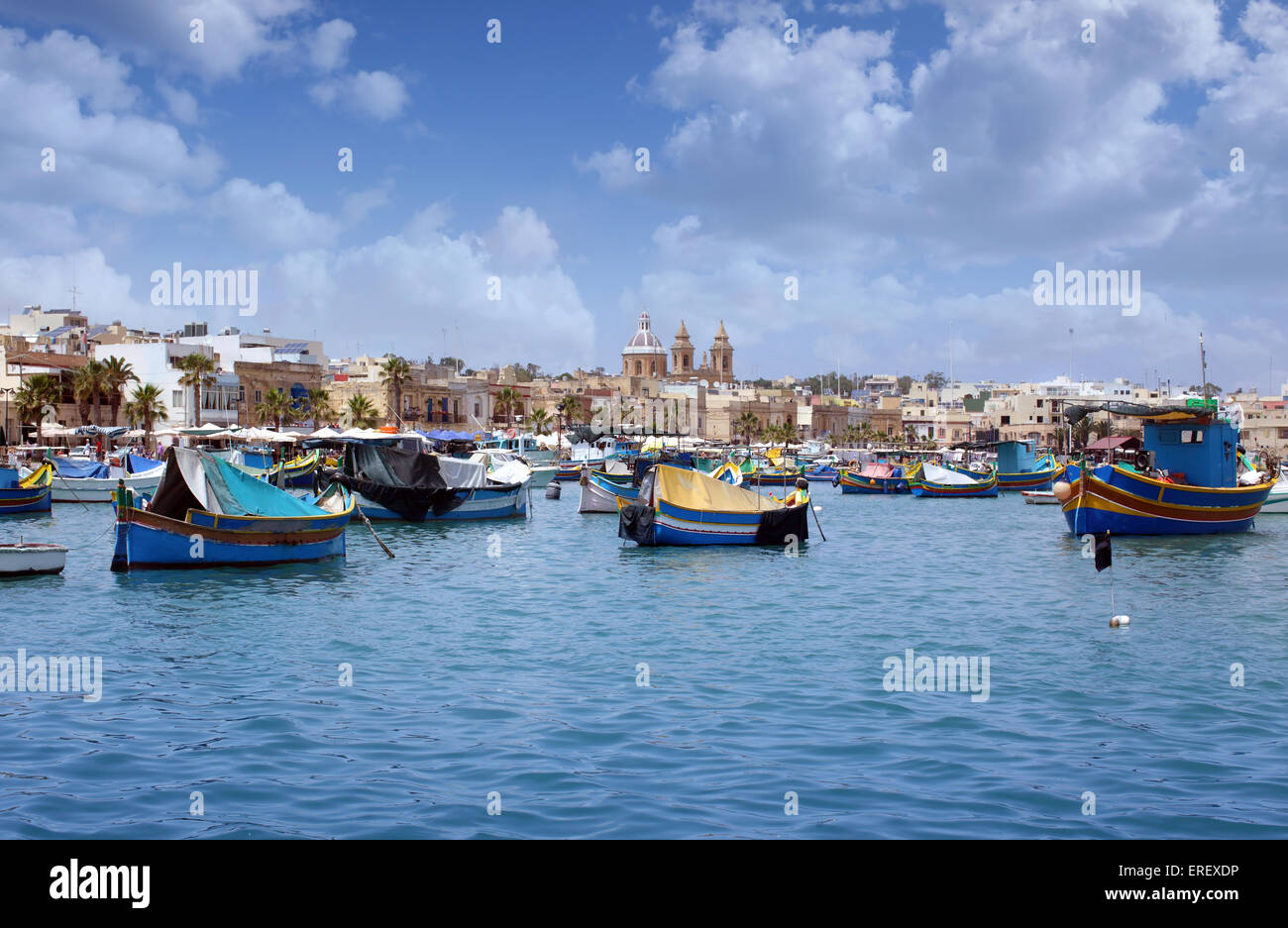 Marsaxlokk Fishing Village, Malta Stock Photo Alamy