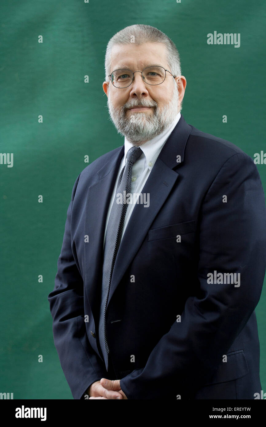 Michael Scheuer. At the Edinburgh International Book Festival 2011. American former CIA intelligence officer, writer and Stock Photo