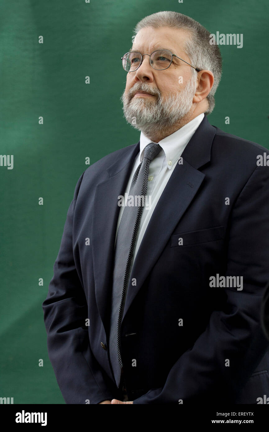 Michael Scheuer. At the Edinburgh International Book Festival 2011. American former CIA intelligence officer, writer and Stock Photo