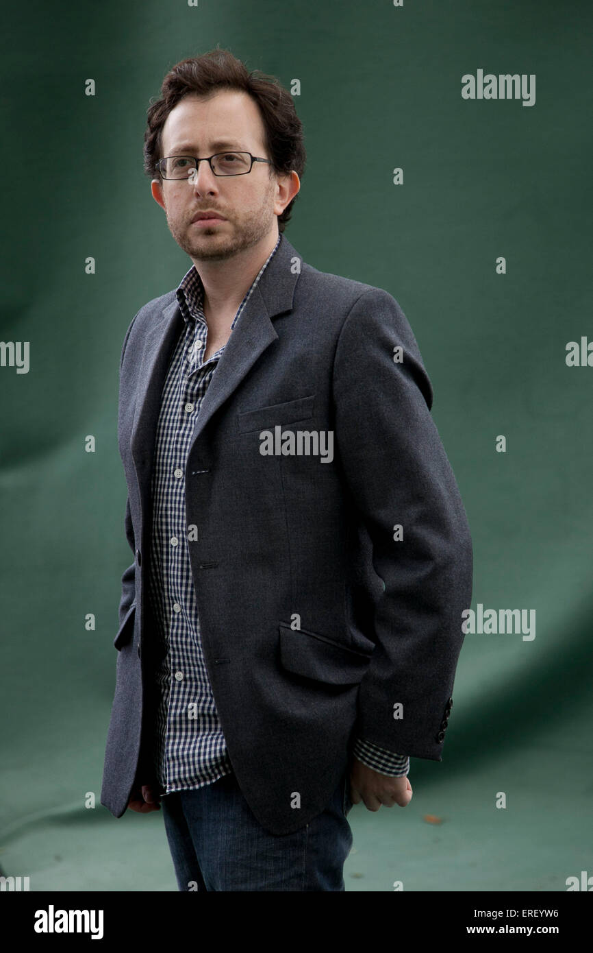 Robert Levine. At the Edinburgh International Book Festival 2011. American executive editor of Billboard and music journalist. Stock Photo