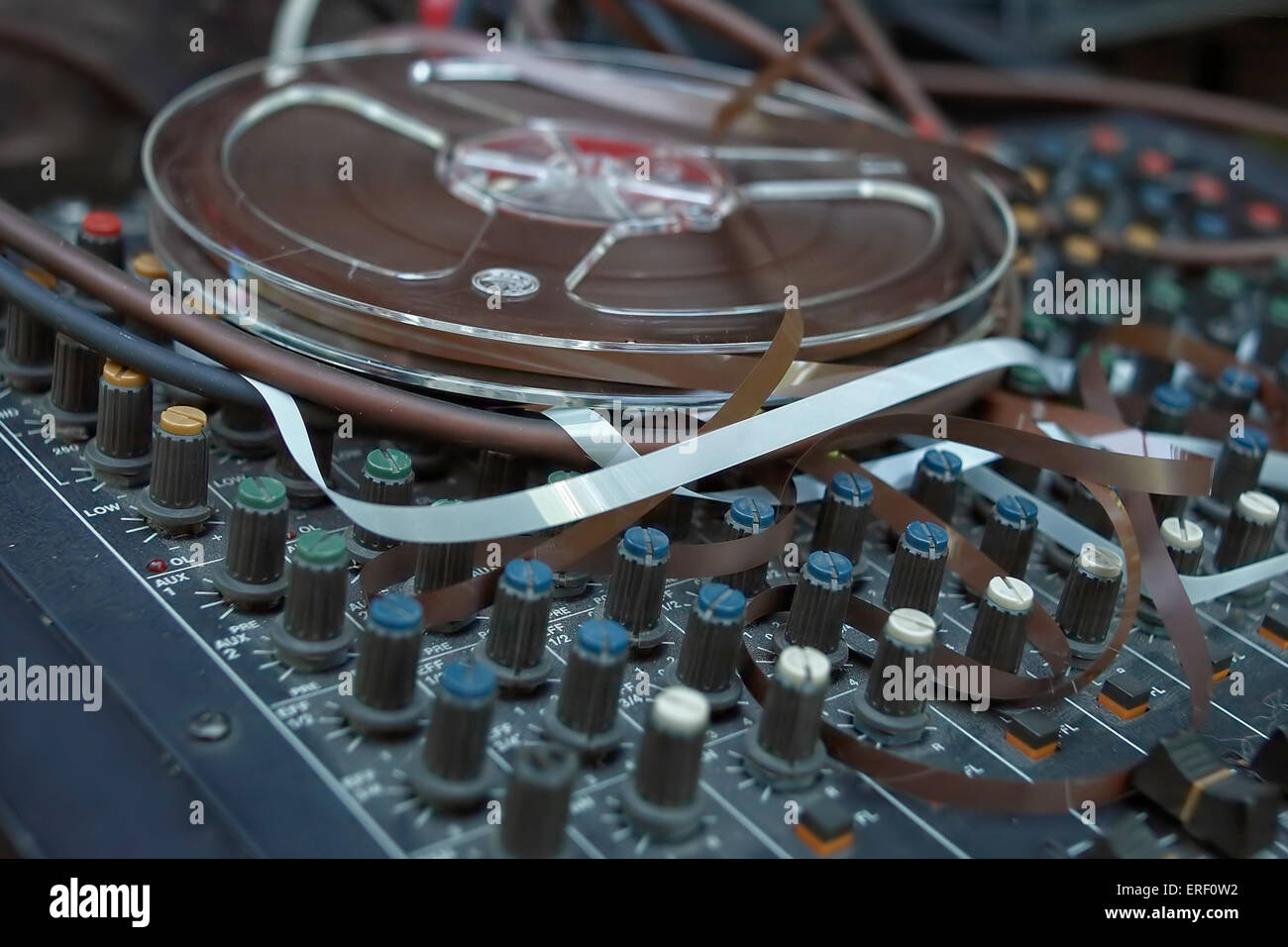 Reel to reel tape Stock Photo Alamy